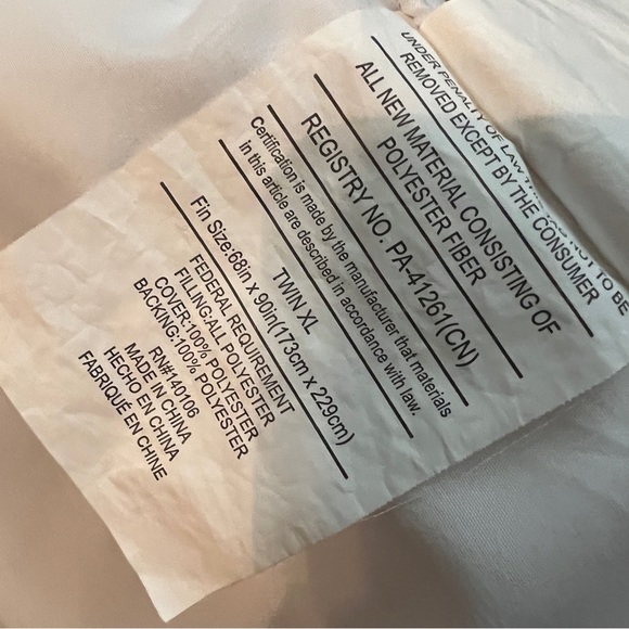 Sweet Home Collection 5 Piece White Comforter Set - Picture 9 of 12